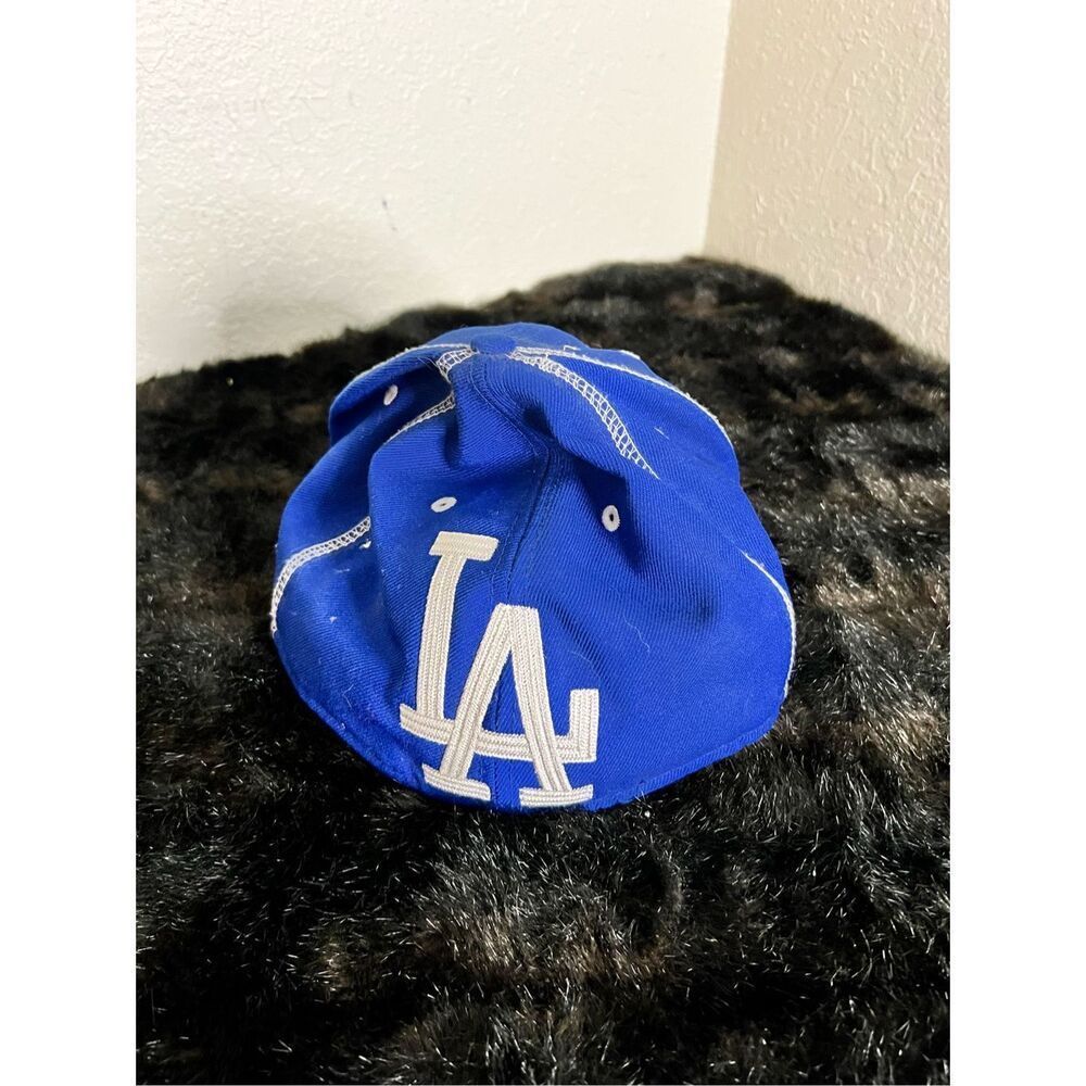 New Era 59Fifty Los Angeles Dodgers 7 1/2 oversized logo Fitted Hat Cap